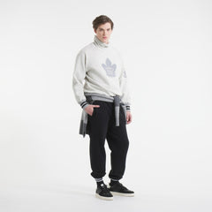 NHL Toronto Maple Leafs Todd Snyder by Fanatics Relaxed Canadian Fleece Turtleneck - Heather Gray
