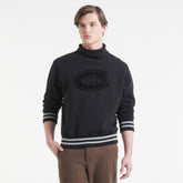 NHL Montreal Canadiens Todd Snyder by Fanatics Relaxed Canadian Fleece Turtleneck - Black