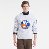 NHL New York Islanders Todd Snyder by Fanatics Heavyweight Football Jersey - Heather Gray
