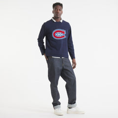NHL Montreal Canadiens Todd Snyder by Fanatics Heavyweight Football Jersey - Navy
