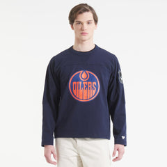 NHL Edmonton Oilers Todd Snyder by Fanatics Heavyweight Football Jersey - Navy