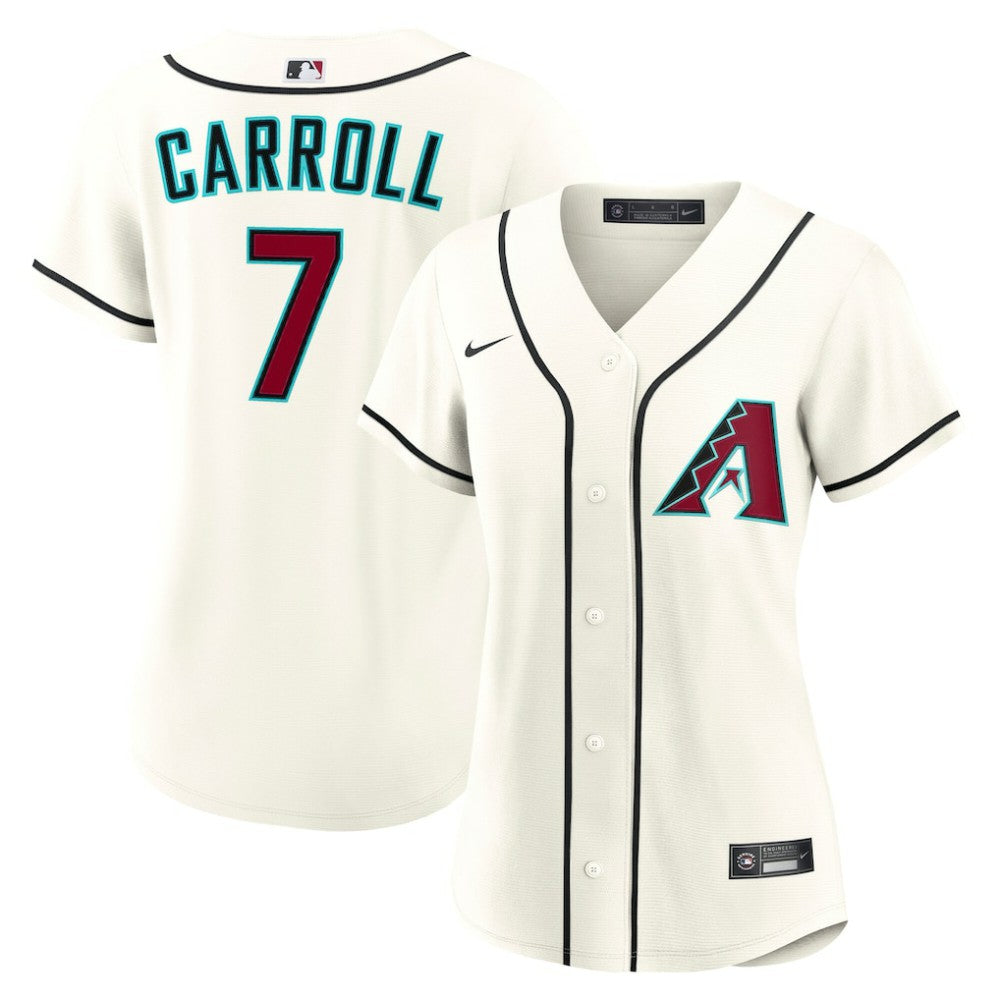 MLB Corbin Carroll Arizona Diamondbacks Nike Women's Home Replica Jersey - Cream