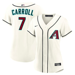 MLB Corbin Carroll Arizona Diamondbacks Nike Women's Home Replica Jersey - Cream