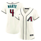 MLB Ketel Marte Arizona Diamondbacks Nike Women's Home Replica Jersey - Cream