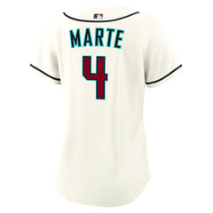 MLB Ketel Marte Arizona Diamondbacks Nike Women's Home Replica Jersey - Cream