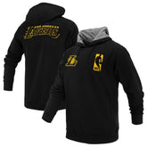 Los Angeles Lakers FISLL Unisex Logoman Shadow Collection Pullover Hoodie Black