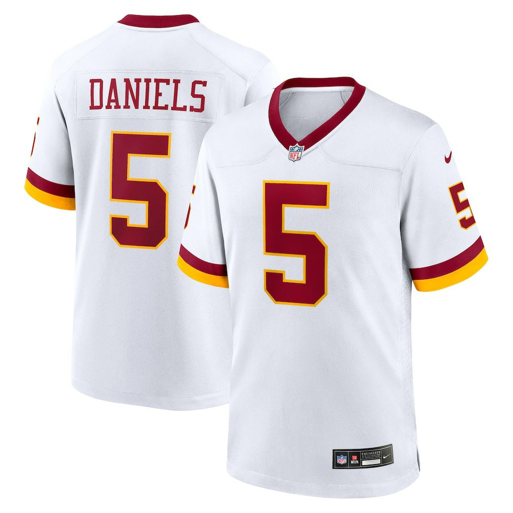 NFL Jayden Daniels Washington Commanders Game Super Bowl Era Jersey - White