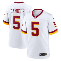 NFL Jayden Daniels Washington Commanders Game Super Bowl Era Jersey - White