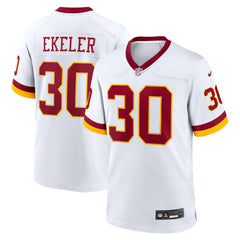 NFL Austin Ekeler Washington Commanders Game Super Bowl Era Jersey - White