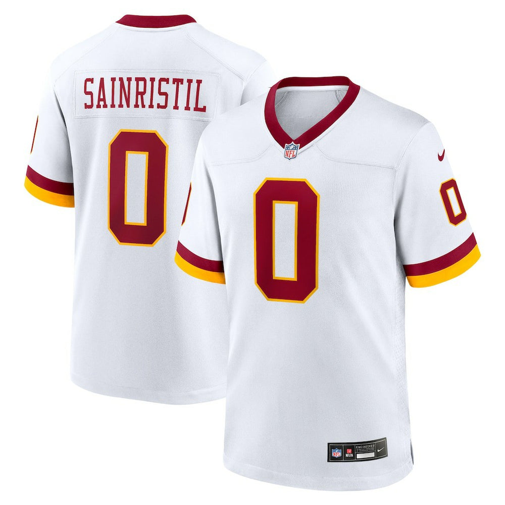 NFL Mike Sainristil Washington Commanders Game Super Bowl Era Jersey - White