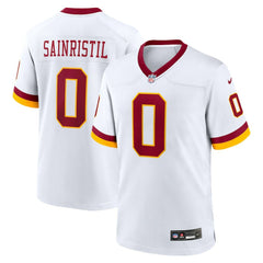 NFL Mike Sainristil Washington Commanders Game Super Bowl Era Jersey - White