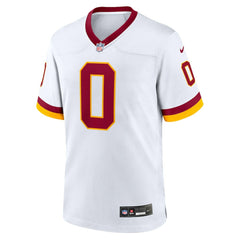NFL Mike Sainristil Washington Commanders Game Super Bowl Era Jersey - White