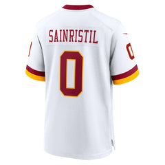 NFL Mike Sainristil Washington Commanders Game Super Bowl Era Jersey - White