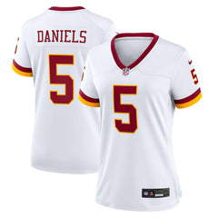 NFL Jayden Daniels Washington Commanders Women's Game Super Bowl Era Jersey - White