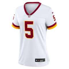 NFL Jayden Daniels Washington Commanders Women's Game Super Bowl Era Jersey - White