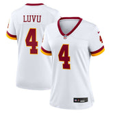 NFL Frankie Luvu Washington Commanders Women's Game Super Bowl Era Jersey - White
