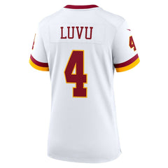 NFL Frankie Luvu Washington Commanders Women's Game Super Bowl Era Jersey - White