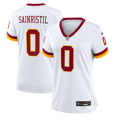 NFL Mike Sainristil Washington Commanders Women's Game Super Bowl Era Jersey - White