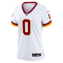 NFL Mike Sainristil Washington Commanders Women's Game Super Bowl Era Jersey - White