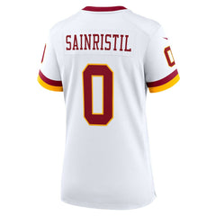 NFL Mike Sainristil Washington Commanders Women's Game Super Bowl Era Jersey - White