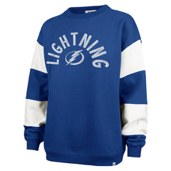 NHL Tampa Bay Lightning '47 Women's Eephus Barred Pullover Sweatshirt - Blue