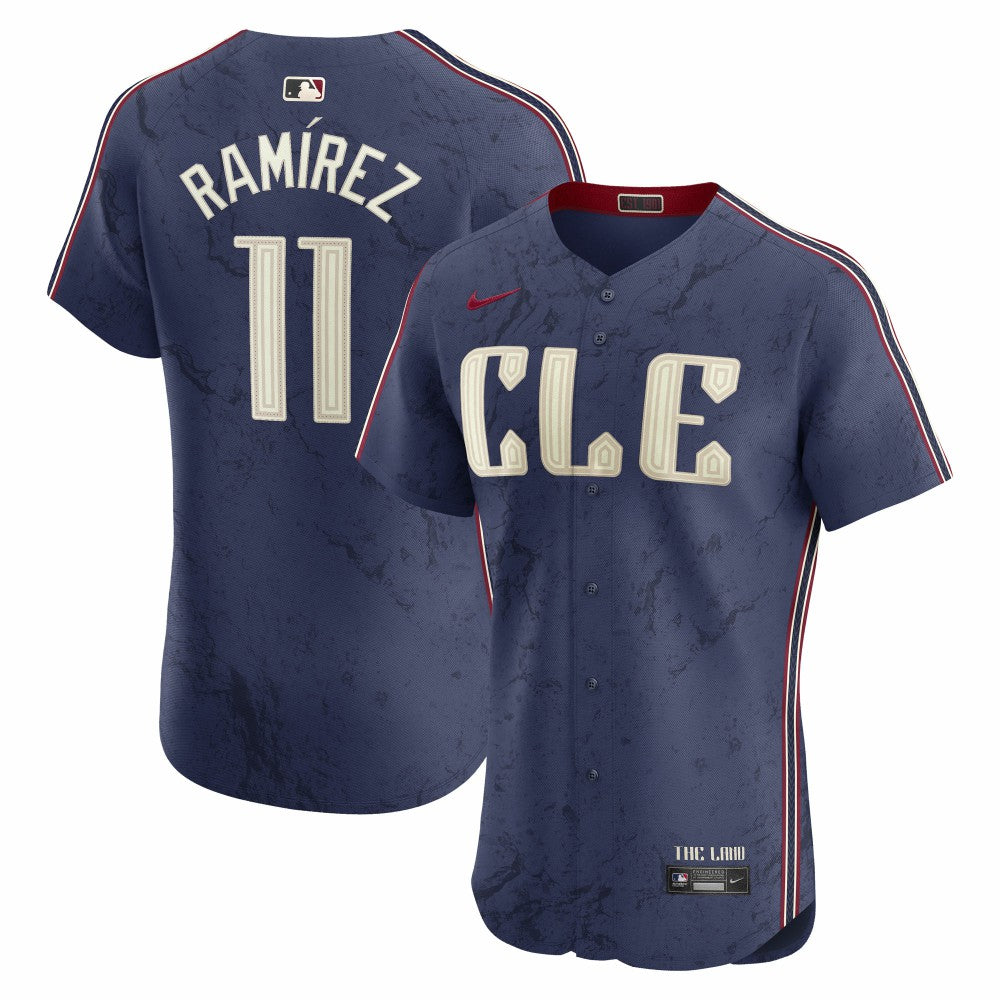MLB Jos¨¦ Ram¨ªrez Cleveland Guardians Nike City Connect Elite Jersey - Navy