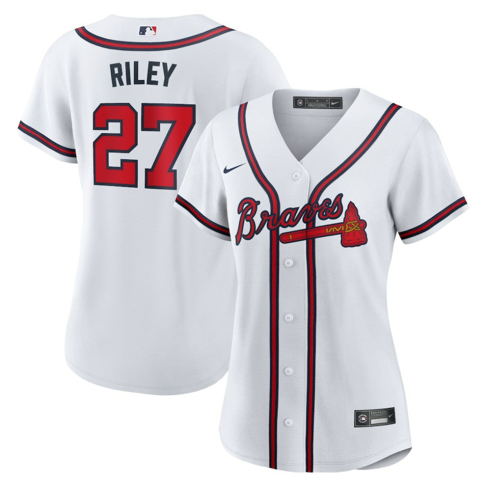 MLB Austin Riley Atlanta Braves Nike Women's Home Replica Jersey - White