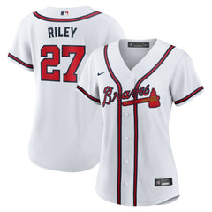 MLB Austin Riley Atlanta Braves Nike Women's Home Replica Jersey - White
