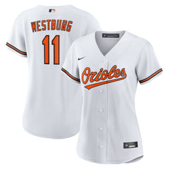 MLB Jordan Westburg Baltimore Orioles Nike Women's Home Replica Jersey - White