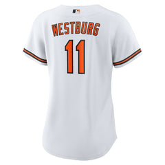 MLB Jordan Westburg Baltimore Orioles Nike Women's Home Replica Jersey - White