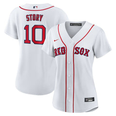 MLB Trevor Story Boston Red Sox Nike Women's Home Replica Jersey - White