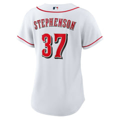 MLB Tyler Stephenson Cincinnati Reds Nike Women's Home Replica Jersey - White