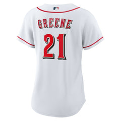 Hunter Greene Cincinnati Reds Nike Women's Home Replica Jersey - White Jerseys