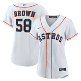 MLB Hunter Brown Houston Astros Nike Women's Home Replica Jersey - White