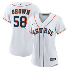 MLB Hunter Brown Houston Astros Nike Women's Home Replica Jersey - White