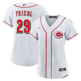 MLB TJ Friedl Cincinnati Reds Nike Women's Home Replica Jersey - White
