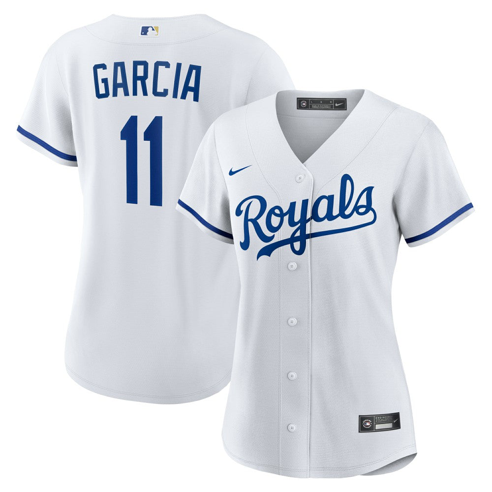 MLB Maikel Garcia Kansas City Royals Nike Women's Home Replica Jersey - White