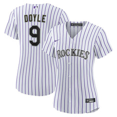 MLB Brenton Doyle Colorado Rockies Nike Women's Home Replica Jersey - White