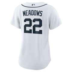 MLB Parker Meadows Detroit Tigers Nike Women's Home Replica Jersey - White