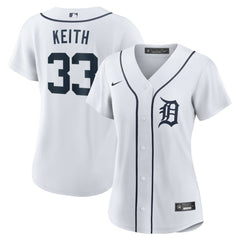 Colt Keith Detroit Tigers Nike Women's Home Replica Jersey - White Jerseys