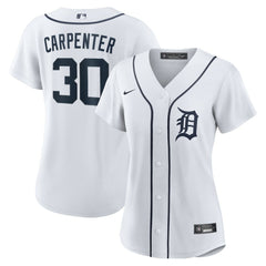 MLB Kerry Carpenter Detroit Tigers Nike Women's Home Replica Jersey - White