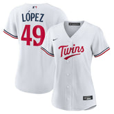 MLB Pablo Lopez Minnesota Twins Nike Women's Home Replica Jersey - White