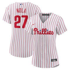 MLB Aaron Nola Philadelphia Phillies Nike Women's Home Replica Jersey - White