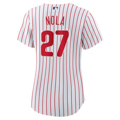 MLB Aaron Nola Philadelphia Phillies Nike Women's Home Replica Jersey - White