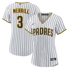 MLB Jackson Merrill San Diego Padres Nike Women's Home Replica Jersey - White