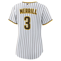 MLB Jackson Merrill San Diego Padres Nike Women's Home Replica Jersey - White