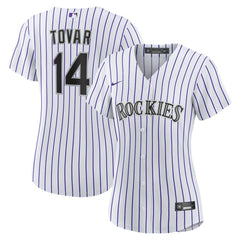 MLB Ezequiel Tovar Colorado Rockies Nike Women's Home Replica Jersey - White