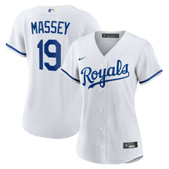 MLB Michael Massey Kansas City Royals Nike Women's Home Replica Jersey - White