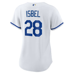 MLB Kyle Isbel Kansas City Royals Nike Women's Home Replica Jersey - White