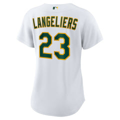 MLB Shea Langeliers Athletics Nike Women's Home Replica Jersey - White